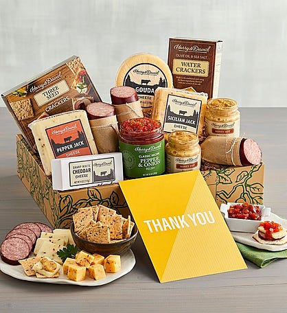 "Thank You" Meat and Cheese Gift Box